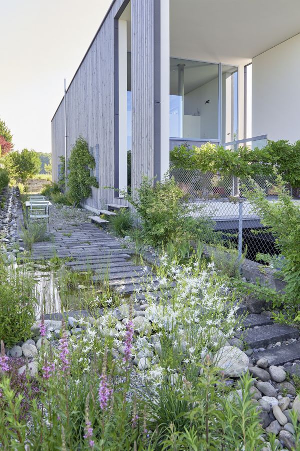 Gartenhaus im Biogarten.